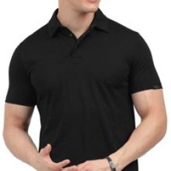 Rare Rabbit Signature Polo T-shirt black